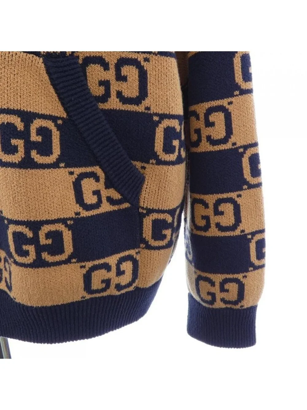 Gucci Hoodie Brown Navy